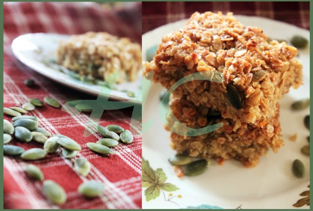 Apricot and Pumpkin Seed Flapjack 